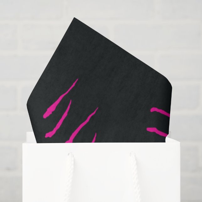 Zombie Rips Fun Funky Funny  Tissue Paper (Gift Bag)