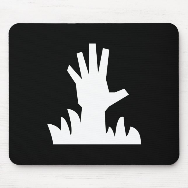 Zombie Rising Pictogram Mousepad (Front)