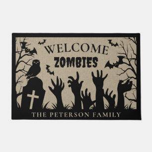 Zombie Rising Welcome Doormat
