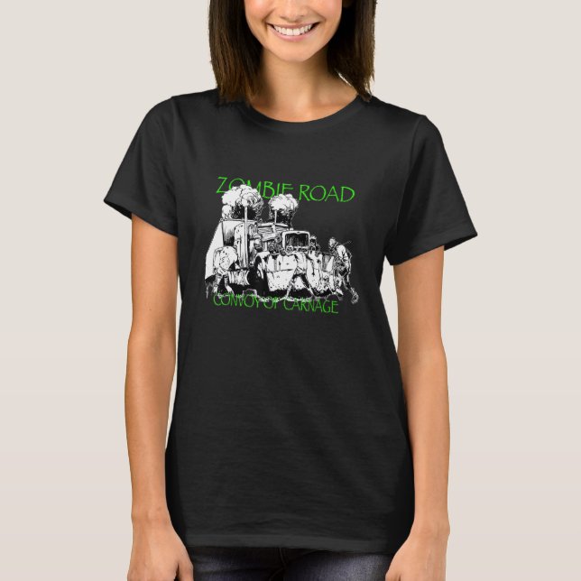 Zombie Road Convoy of Carnage T-Shirt (Front)