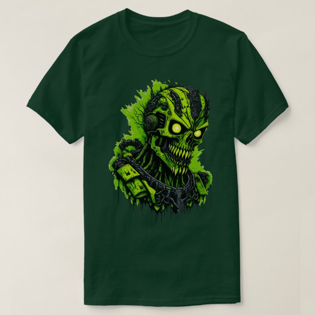 Zombie robot T-Shirt (Design Front)