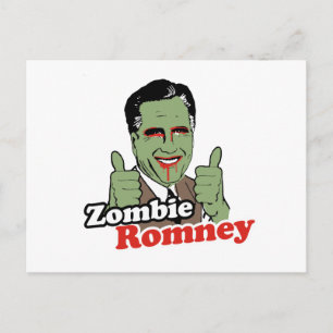 Zombie Romney.png Postcard