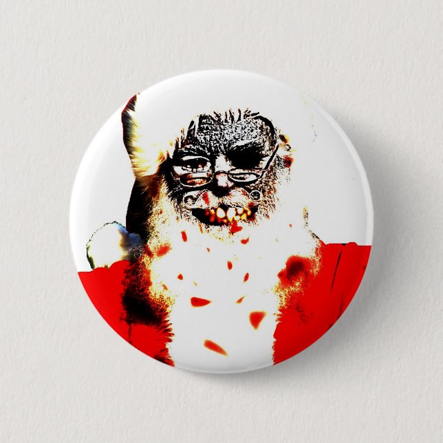 Zombie Santa Button (Front)