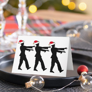 Zombie Santa Christmas Holiday Card