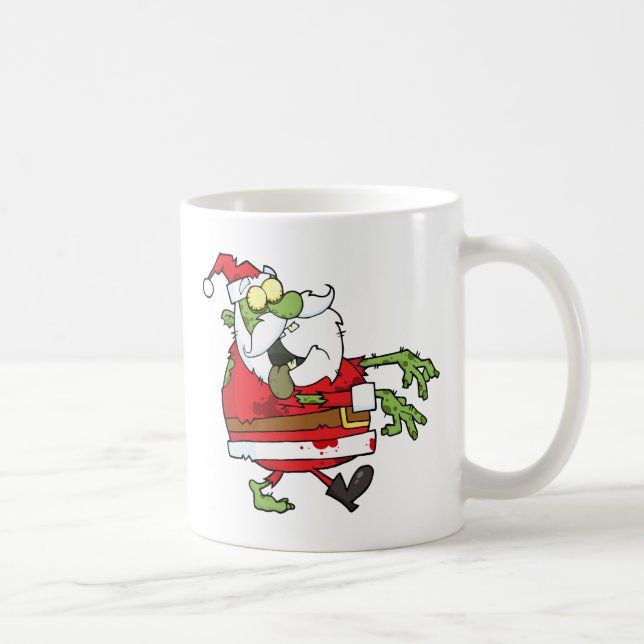 Zombie Santa Coffee Mug (Right)