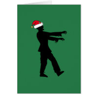 Zombie Santa Funny Christmas Card
