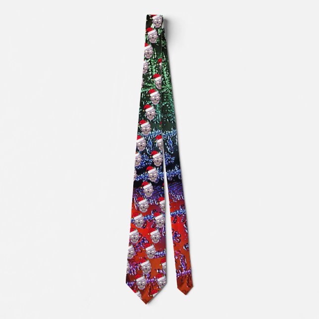 ZOMBIE SANTA HAT TIE (Front)