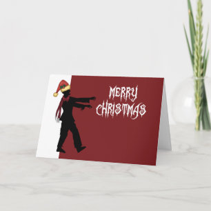 Zombie Santa Holiday Card