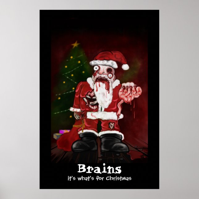 Zombie Santa Print (Front)