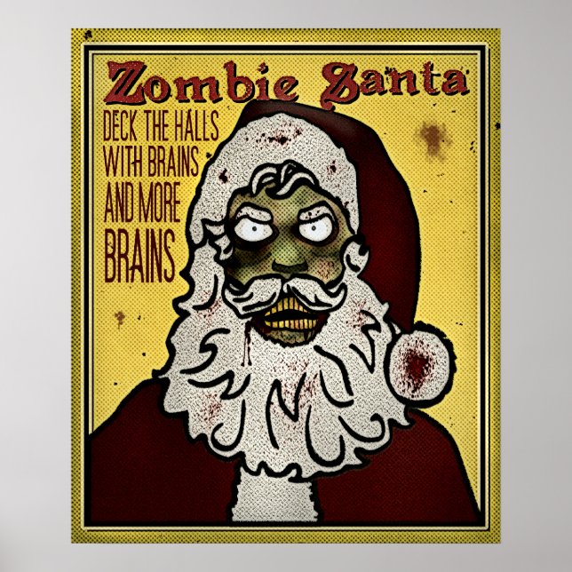 Zombie Santa Print (Front)