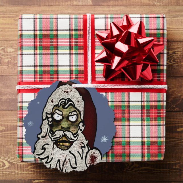 Zombie Santa Tree Decoration Card (Insitu (Gift))