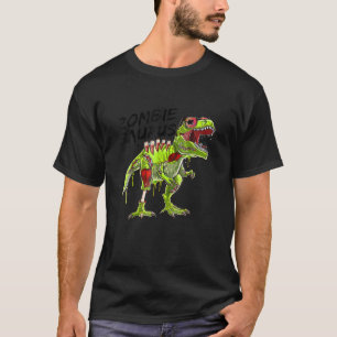 Zombie Saurus Dinosaurio T Rex Zombie Halloween T-Shirt