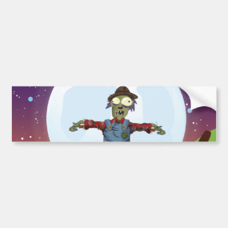 Zombie Scarecrow Bumper Sticker