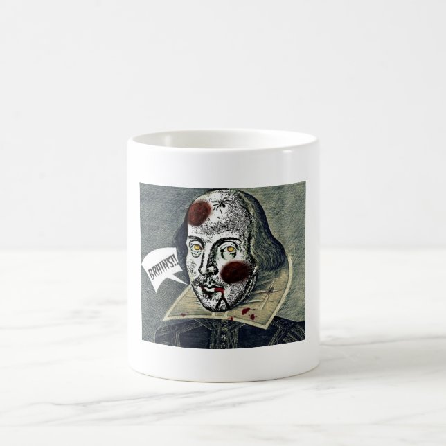 Zombie Shakespeare Coffee Mug (Center)