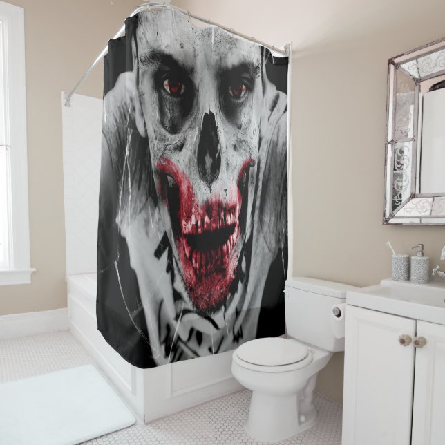 Zombie Shower Curtain (In Situ)
