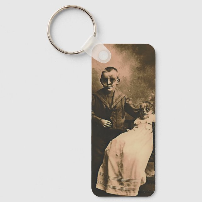 Zombie Siblings  Key Ring (Front)