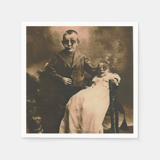 Zombie Siblings  Napkin