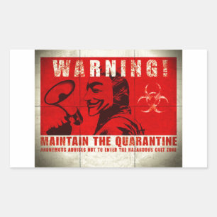 Zombie,sign Rectangular Sticker