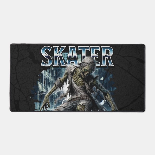 ZOMBIE SKATER APOCALYPSE DESK MAT (Front)