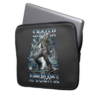 ZOMBIE SKATER APOCALYPSE LAPTOP SLEEVE