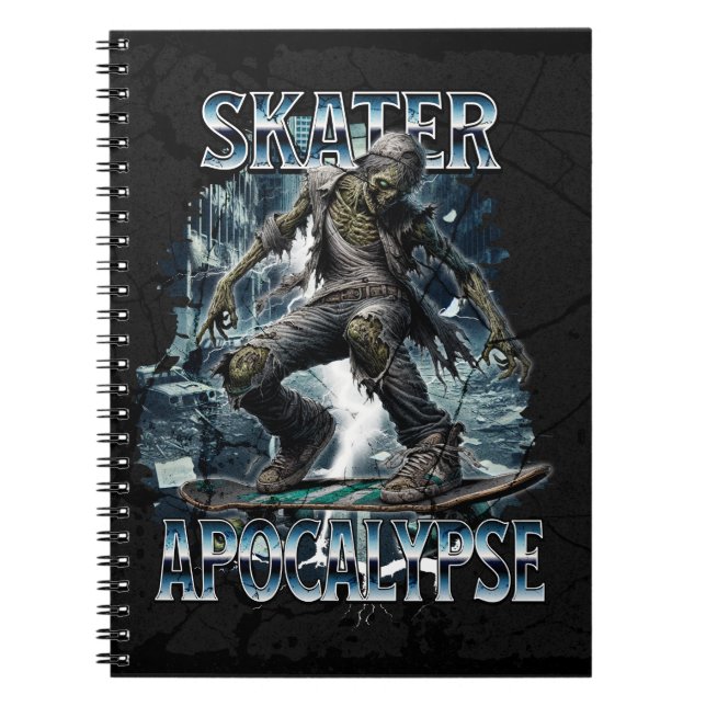 ZOMBIE SKATER APOCALYPSE NOTEBOOK (Front)