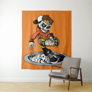 Zombie Skater custom colour tapestries