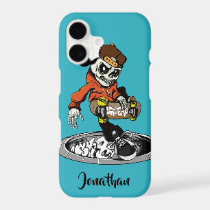 Zombie Skater custom name & colour phone cases