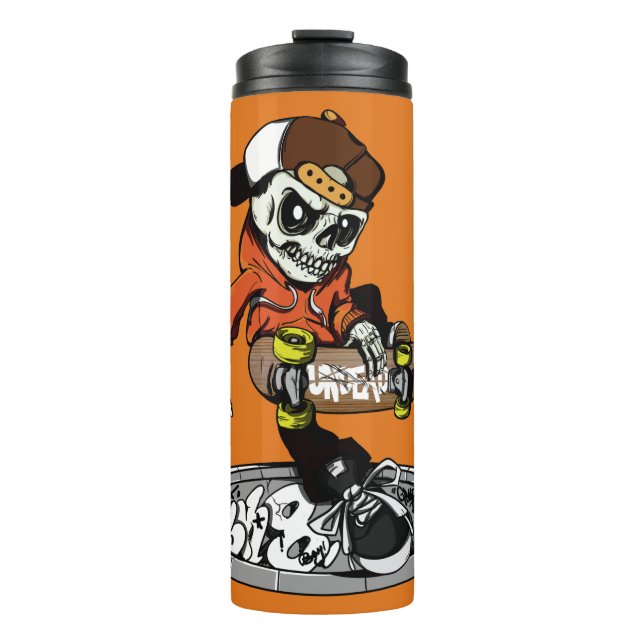 Zombie Skater custom name & colour tumbler (Front)