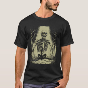 Zombie Skeleton Undead Horror Grave Goth Alt Alter T-Shirt