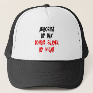 Zombie Slayer Arborist Trucker Hat