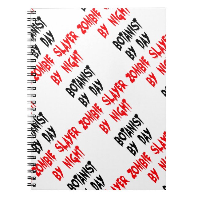 Zombie Slayer Botanist Notebook (Front)