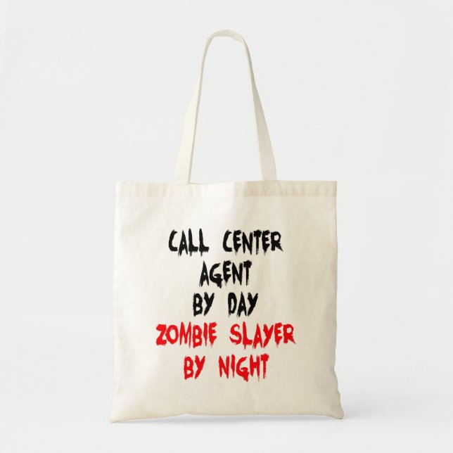 Zombie Slayer Call Centre Agent Tote Bag (Front)