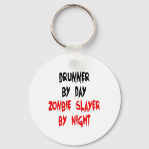 Zombie Slayer Drummer Key Ring