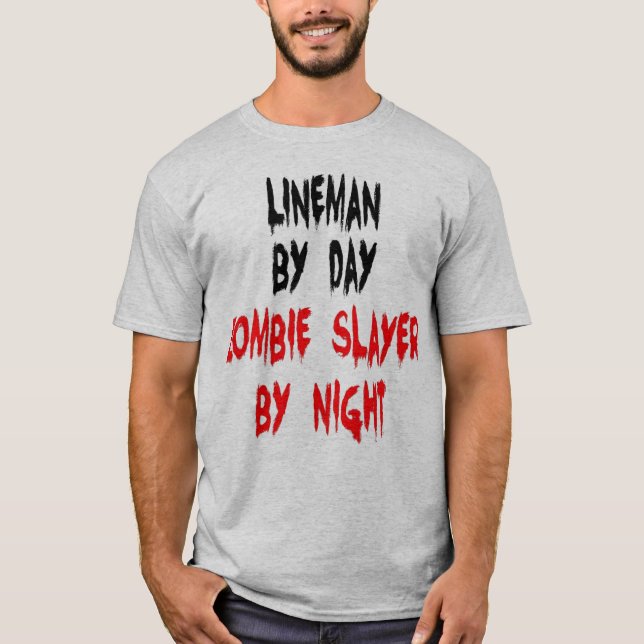 Zombie Slayer Lineman T-Shirt (Front)