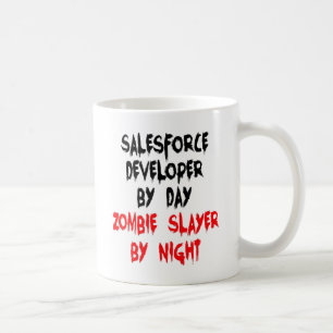 Zombie Slayer Salesforce Developer Coffee Mug