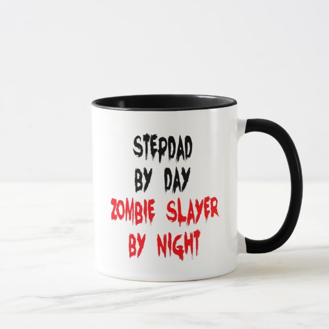 Zombie Slayer Stepdad Mug (Right)