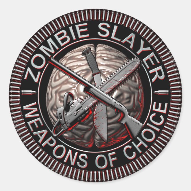 Zombie Slayer Stickers (Front)