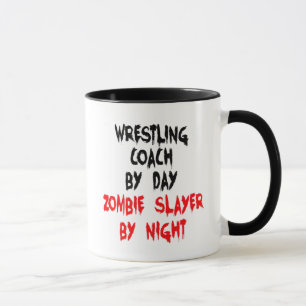 Zombie Slayer Wrestling Coach Mug