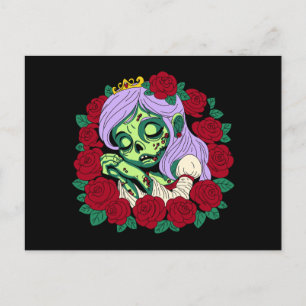Zombie Sleeping Beauty Postcard