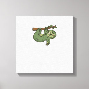 Zombie Sloth Classic T-Shirt Canvas Print