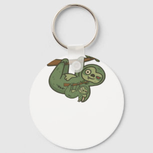 Zombie Sloth Classic T-Shirt Key Ring