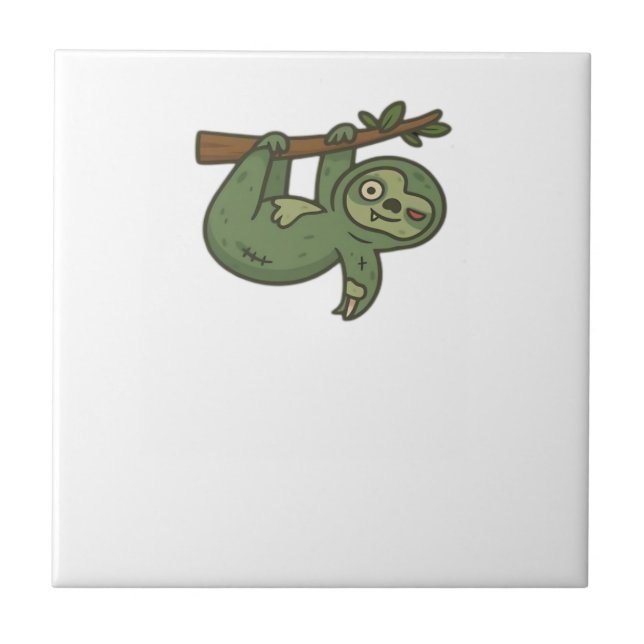 Zombie Sloth Classic T-Shirt Tile (Front)