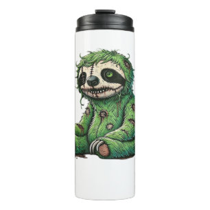Zombie Sloth Halloween Zombie Sloth Zombie Lover C Thermal Tumbler