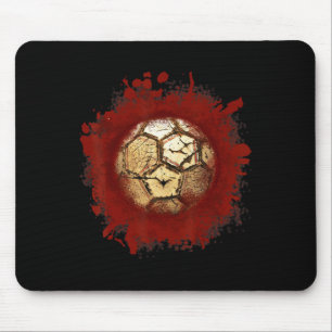 Zombie Soccer Blood Funny Scary Player Halloween C Mouse Mat