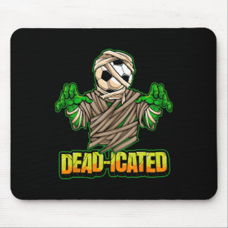 Zombie Soccer Player Scary Soccer Halloween  Mouse Mat
