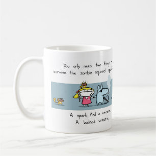 Zombie Squirrel Apocalypse Mug