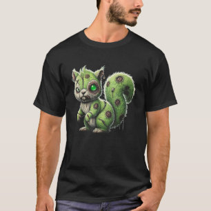 Zombie Squirrel Halloween Zombie Squirrel Zombie L T-Shirt