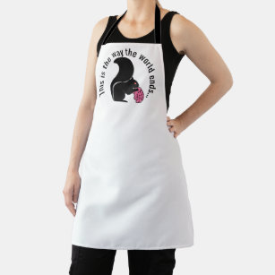 Zombie Squirrel, This is the way the world ends Apron