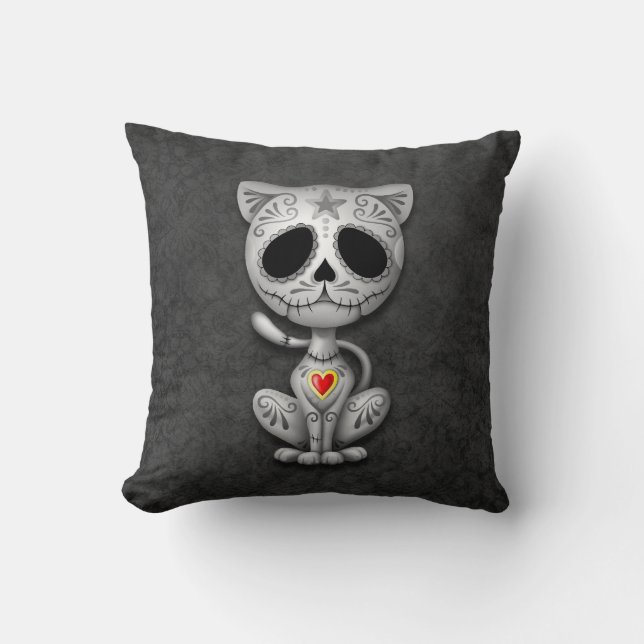 Zombie Sugar Kitten, dark Cushion (Front)