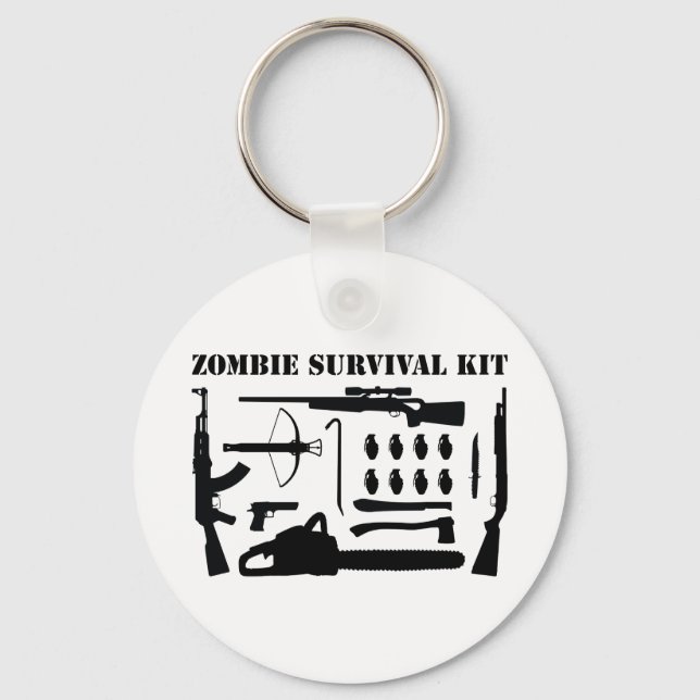 Zombie Survival Kit Key Ring (Front)